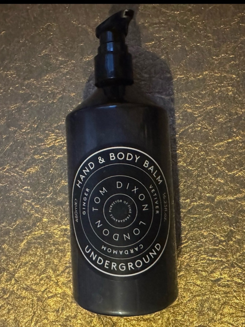 Tom Dixon Underground Hand & Body Balm Vetiver Ginger Cardamon 480 ml 16.23 oz